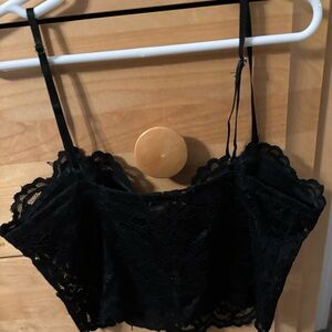 Elegant Black Lace Camisole